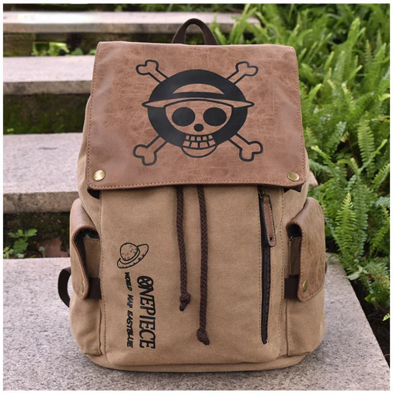 One Piece Canvas Backpack - Anime Backpacks
