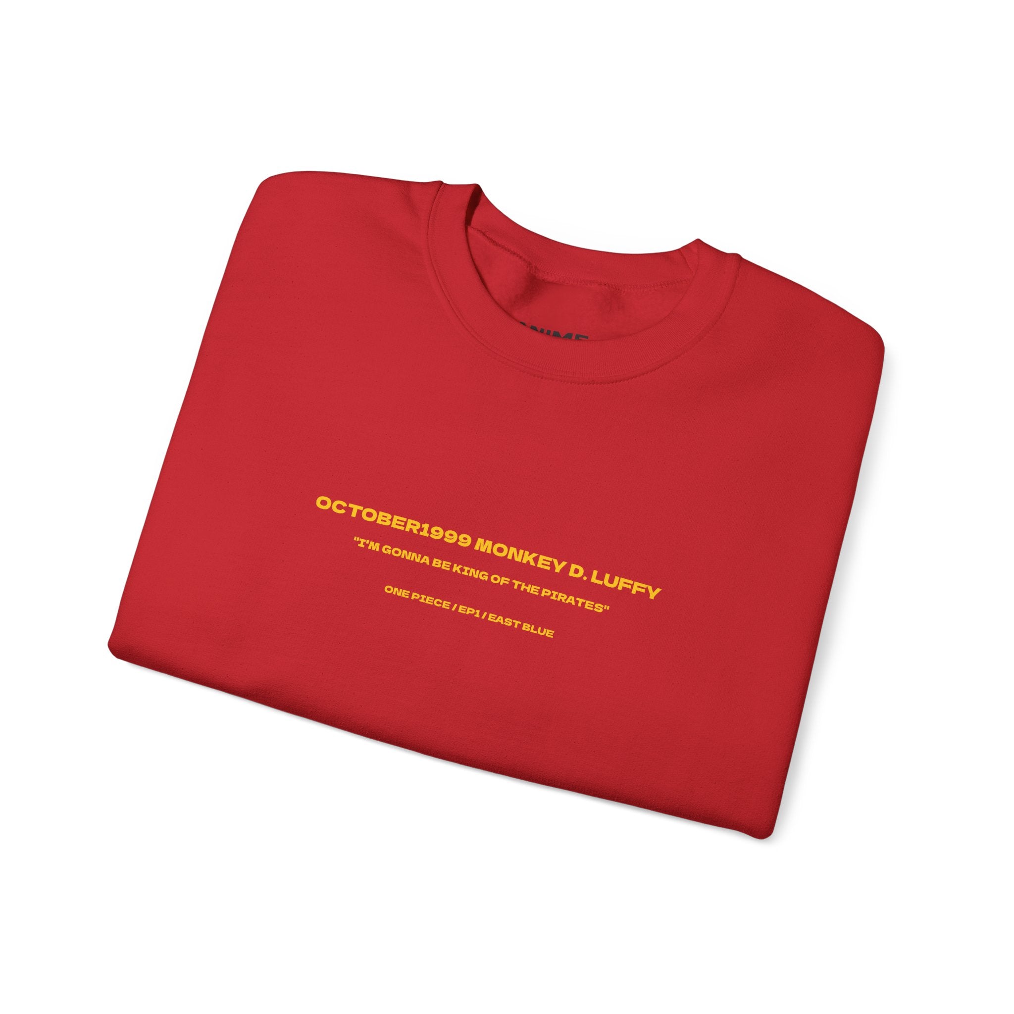 October 1999 Monkey D. Luffy Sweatshirt