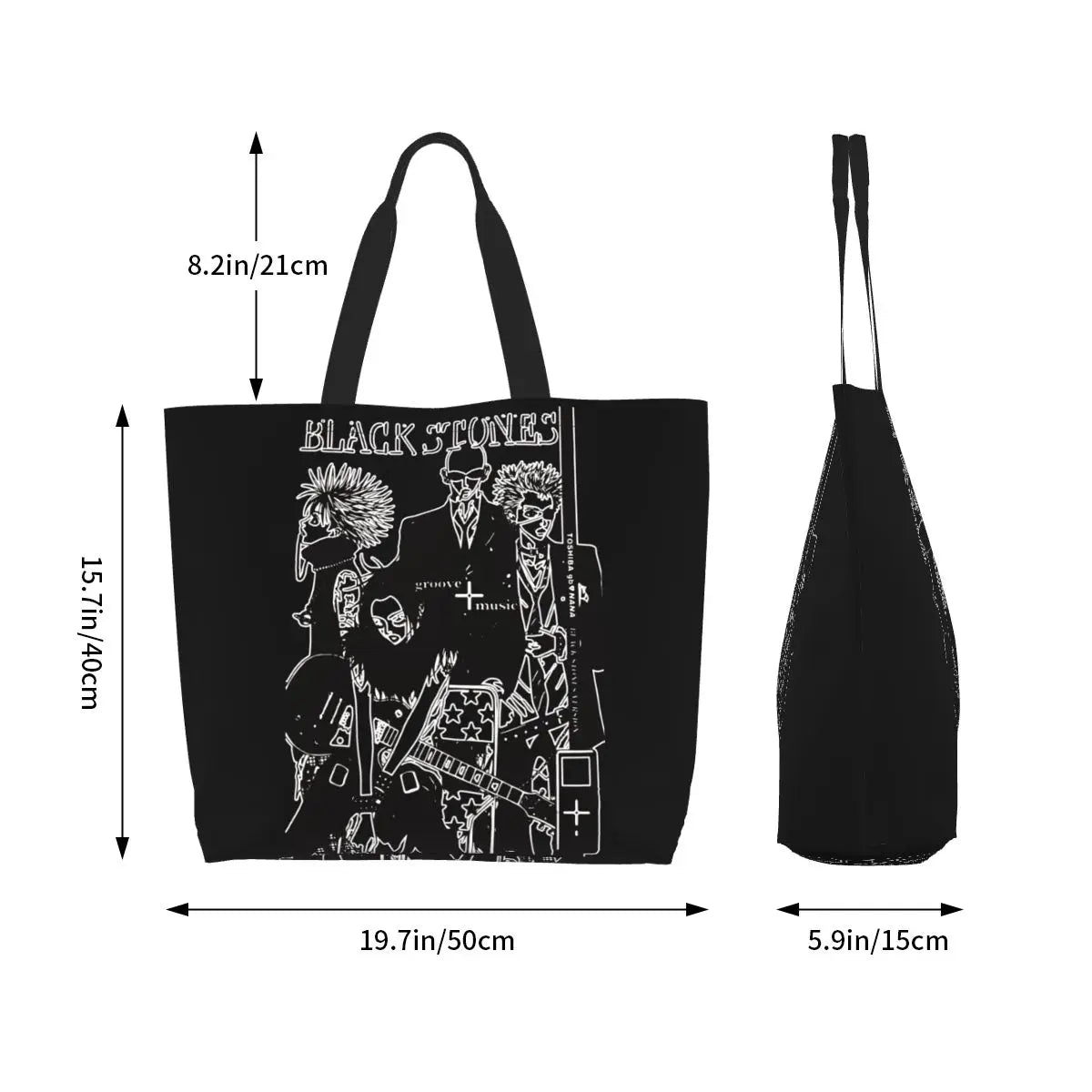 Nana Black Stones Tote