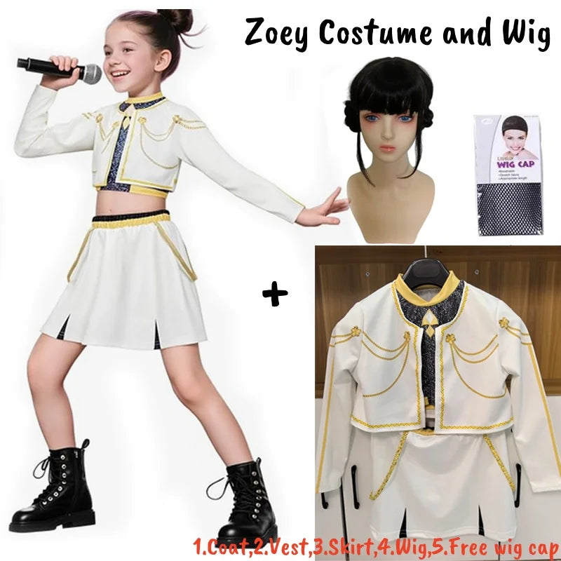 Kids K-Pop Costumes - White edition