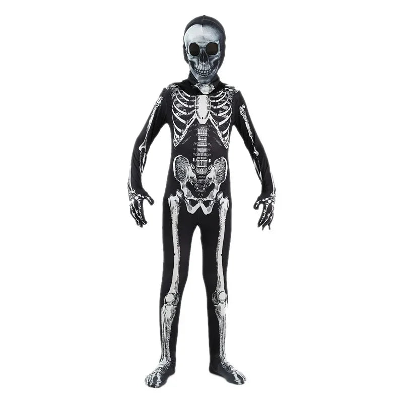 kids skeleton costume