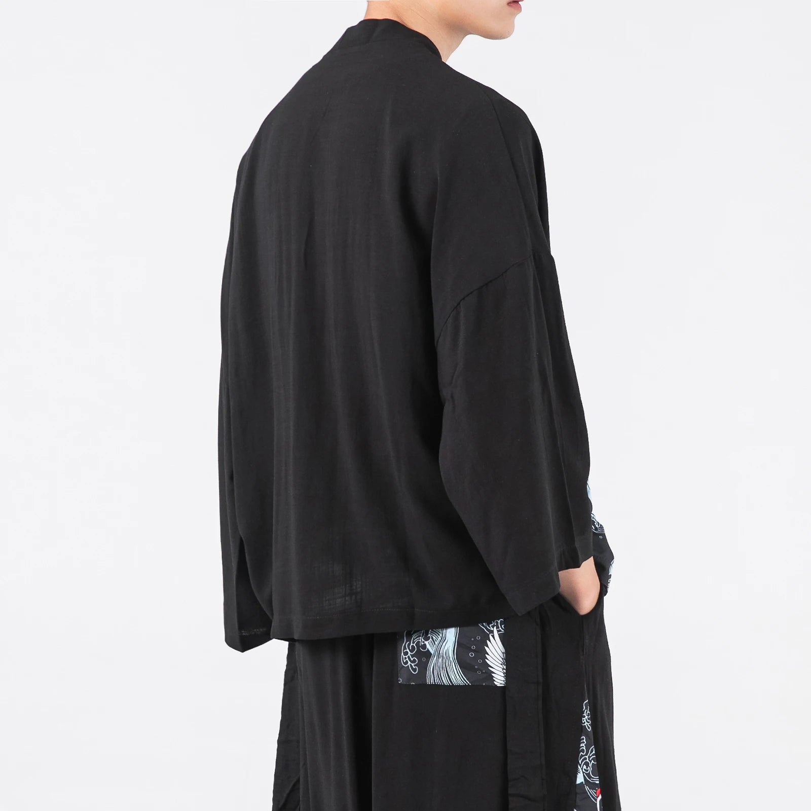 Crane Patch Kimono
