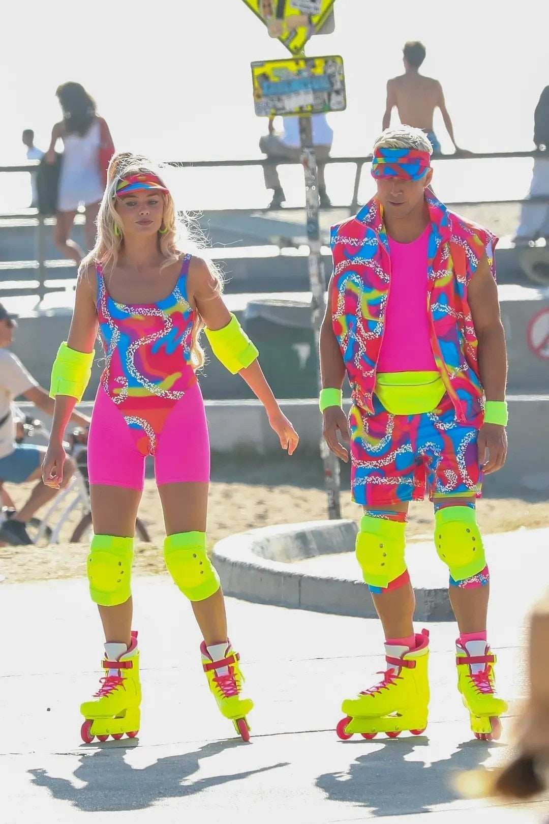 barbie movie rollerblade costume