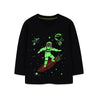 kids glow in dark space t-shirt