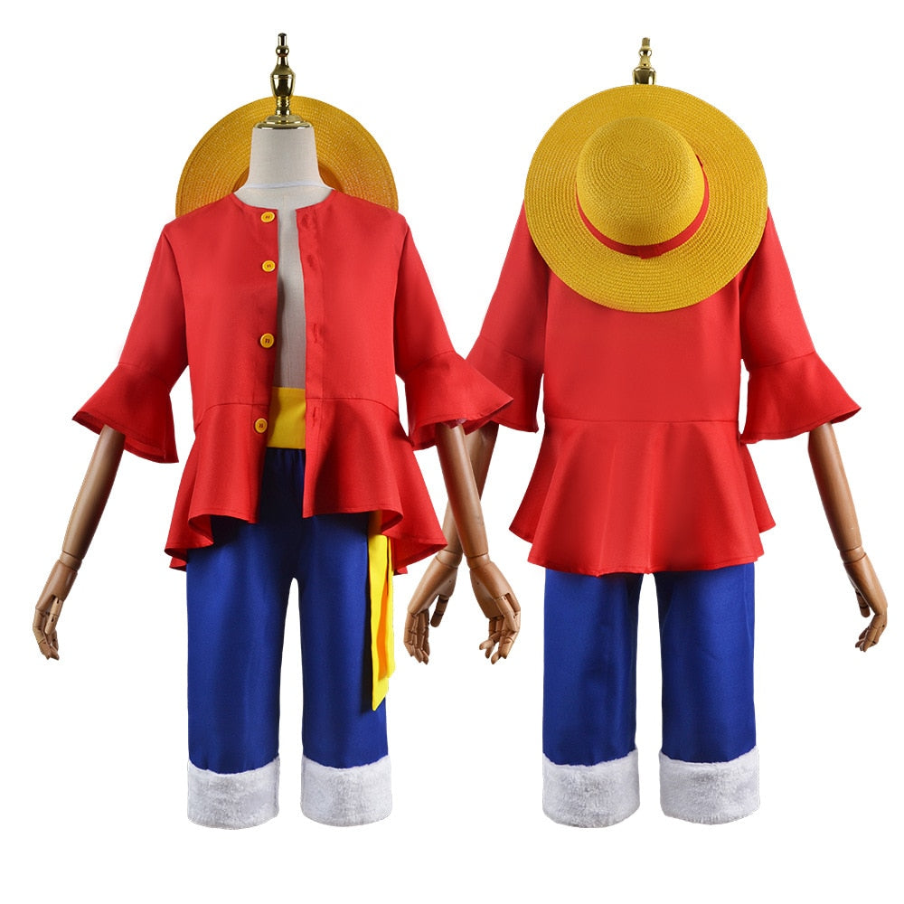 kids monkey d luffy costume