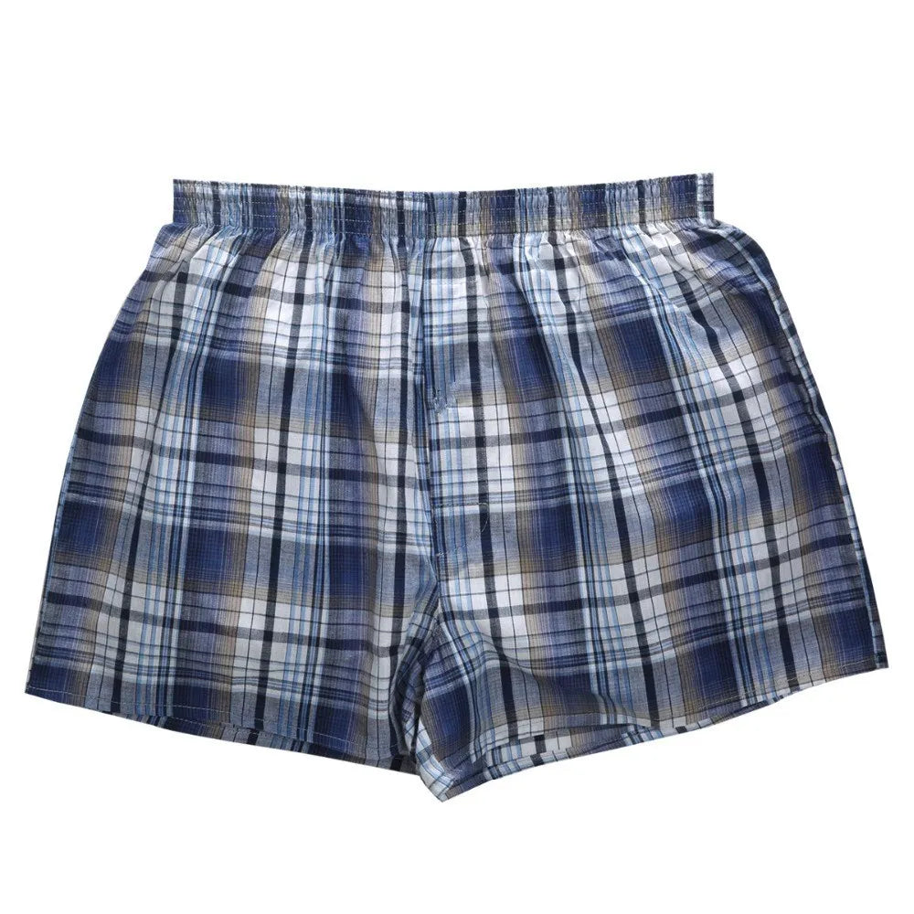 Plaid Cotton Boxers (4 pack)