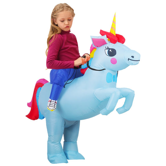 kids inflatable unicorn costume
