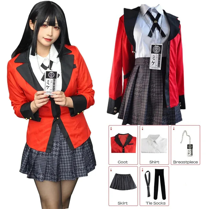 Yumeko Cosplay - Buy Kakegurui Cosplay | Animeclo Yumeko Cosplay - Buy Kakegurui Cosplay | Animeclo
