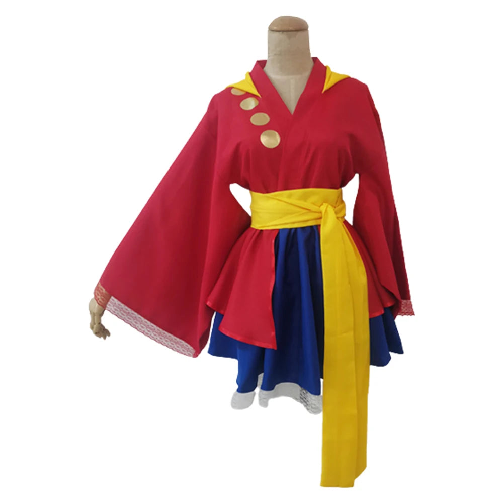 female luffy kimono