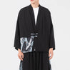 mens kimono black