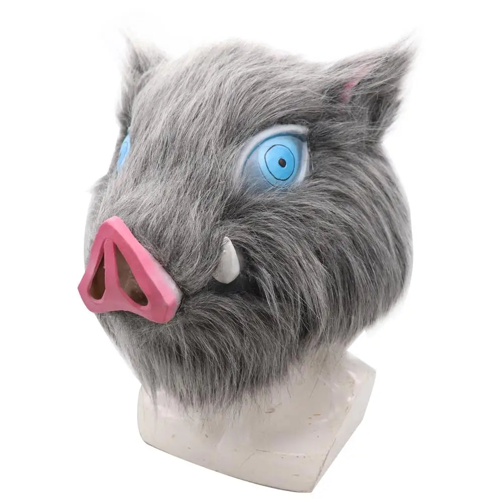 Pattern For Inosuke Mask Demon Slayer Cosplay - Shop adult & kids Demon Slayer costumes – Animeclo
