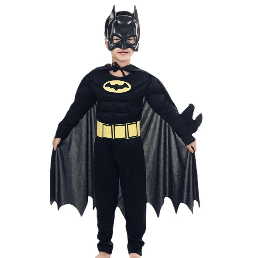 kids black batman costume