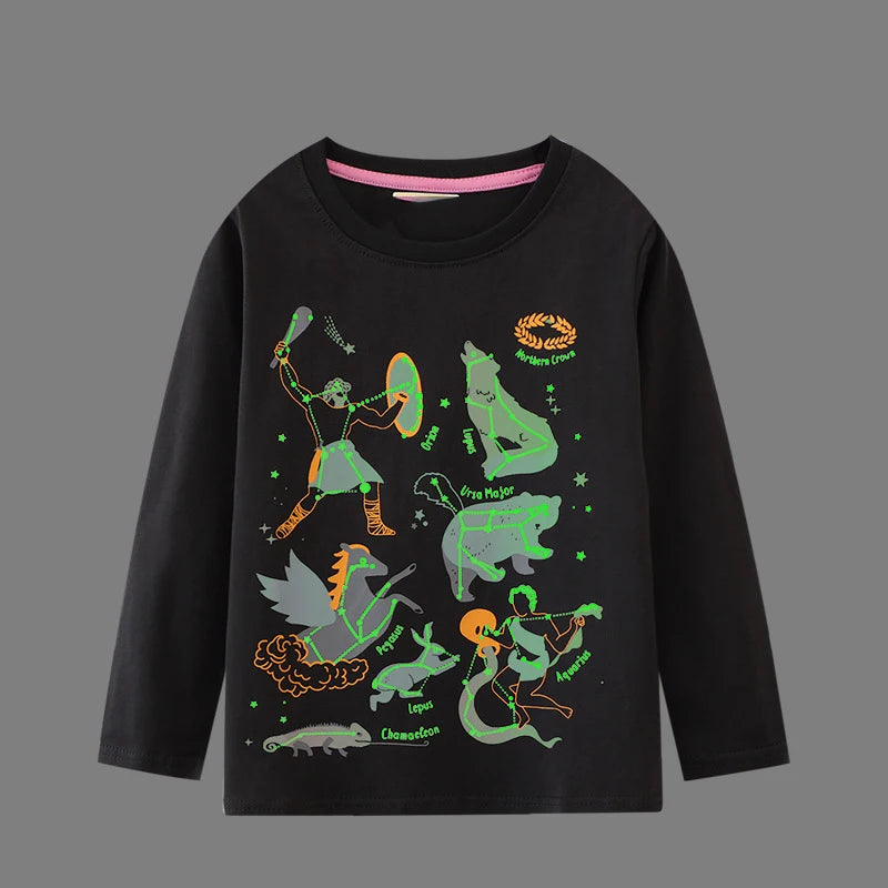 kids luminous long sleeve tshirt