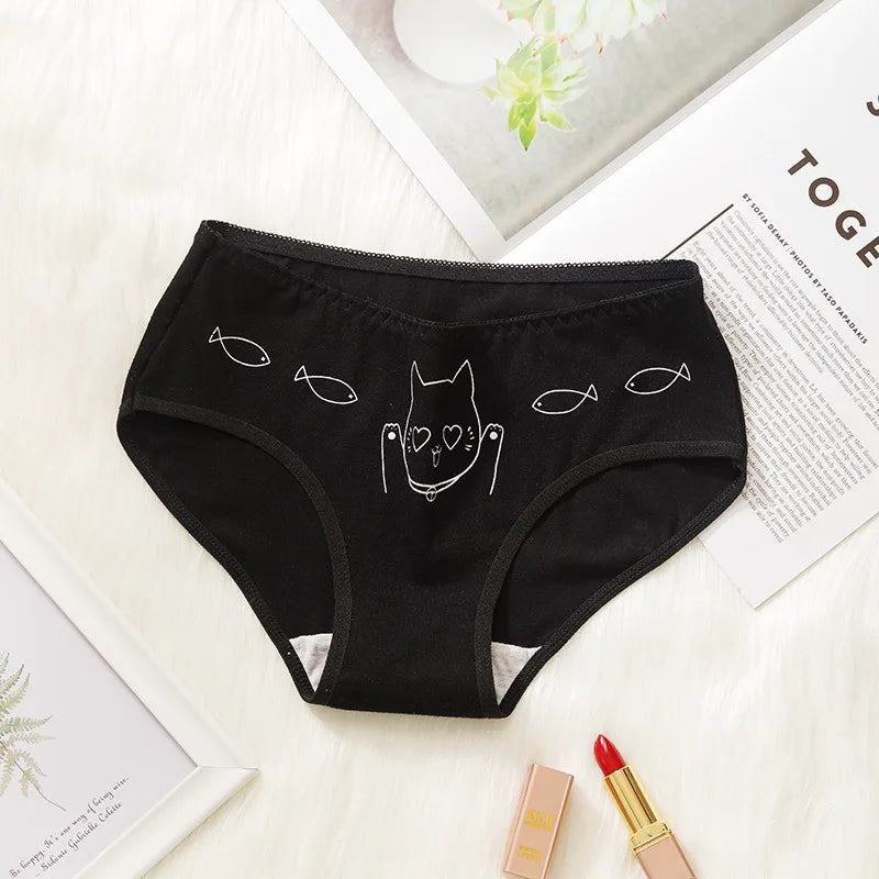 Anime Cat Panties (5pcs)