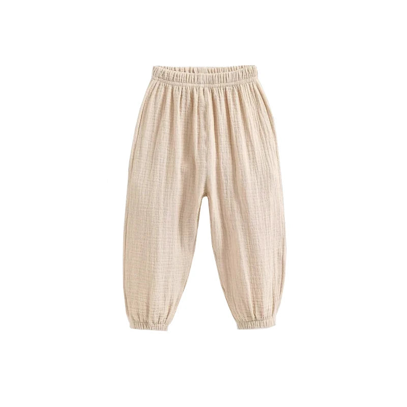 kids harem pants beige