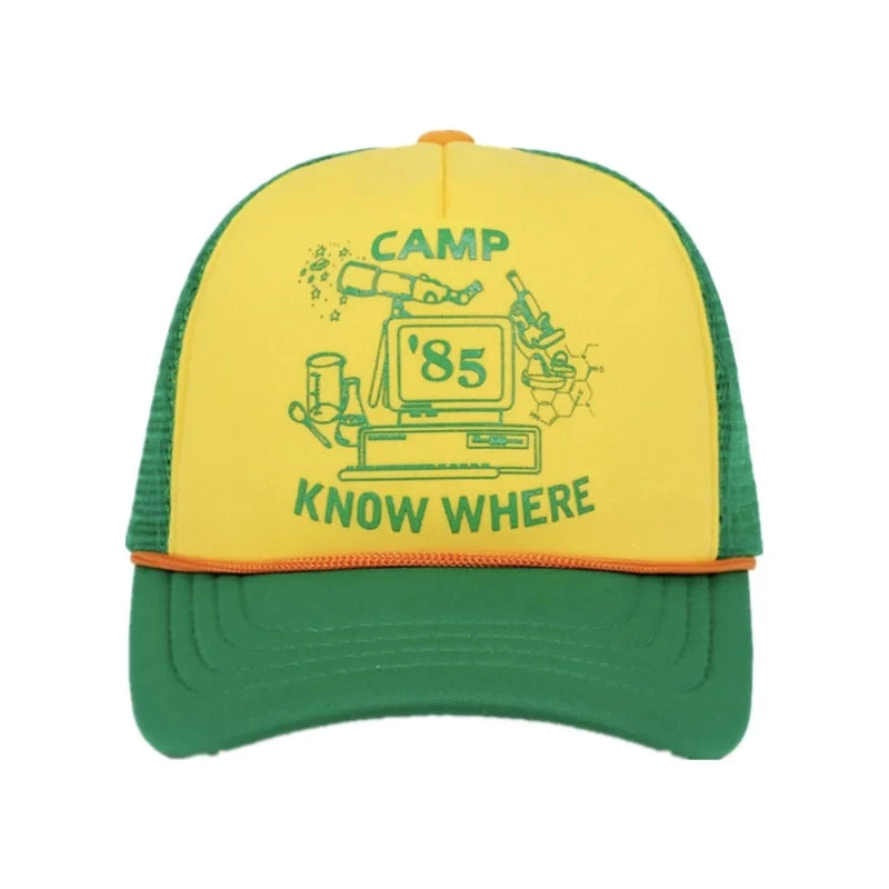 camp know where hat stranger things