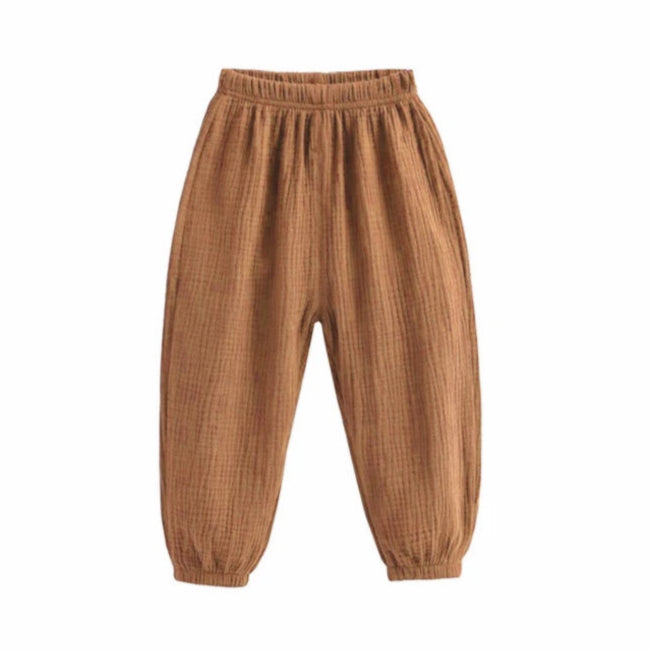 kids harem pants brown