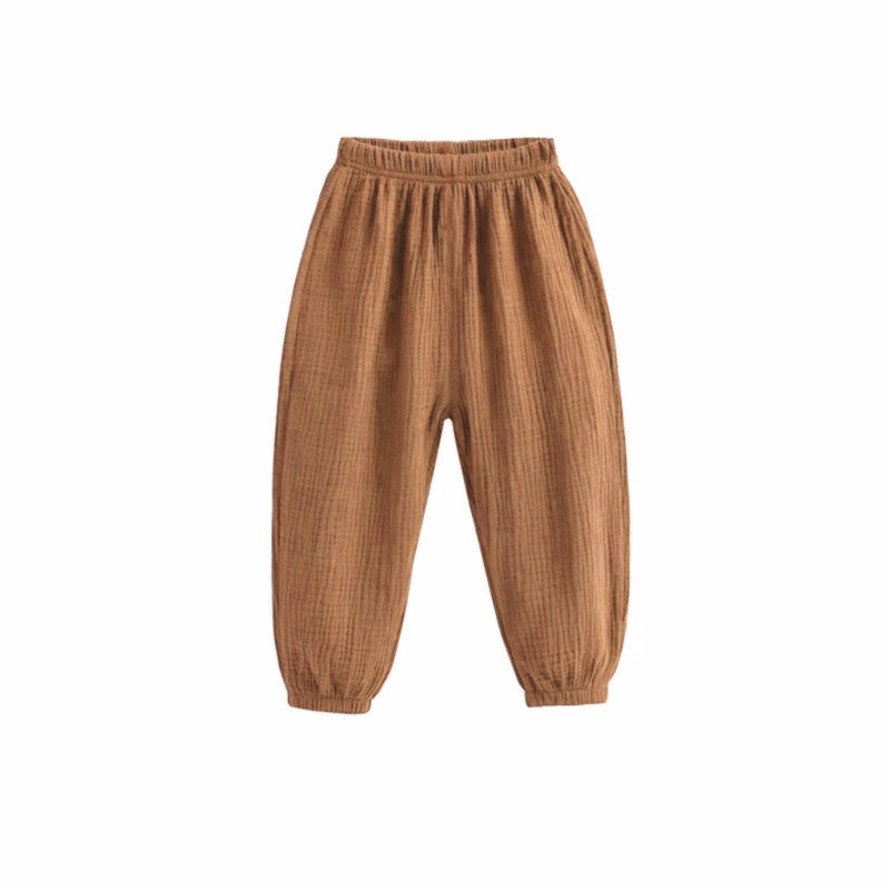 kids harem pants brown
