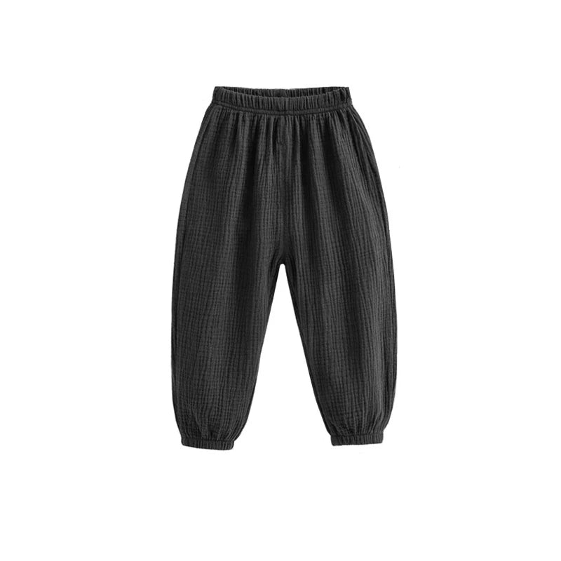 Kids Harem Pants Black