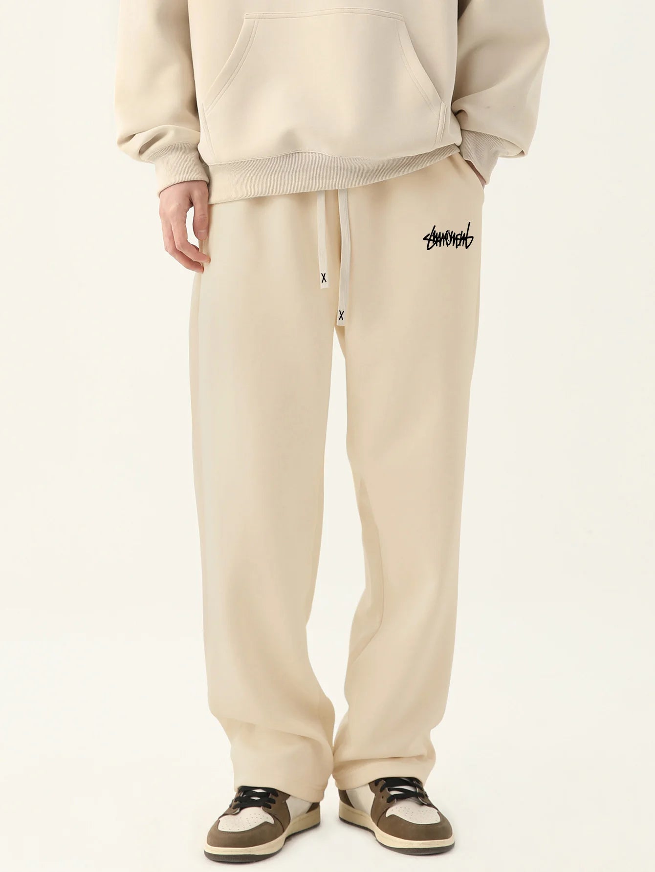 cream joggers
