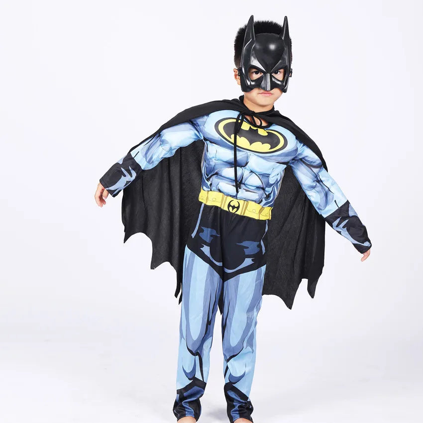 kids gray batman costume
