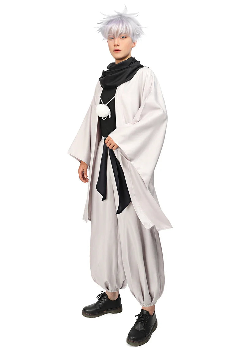 Gojo Robe Color Gojo Satoru Cosplay - White Robe Edition | Animeclo