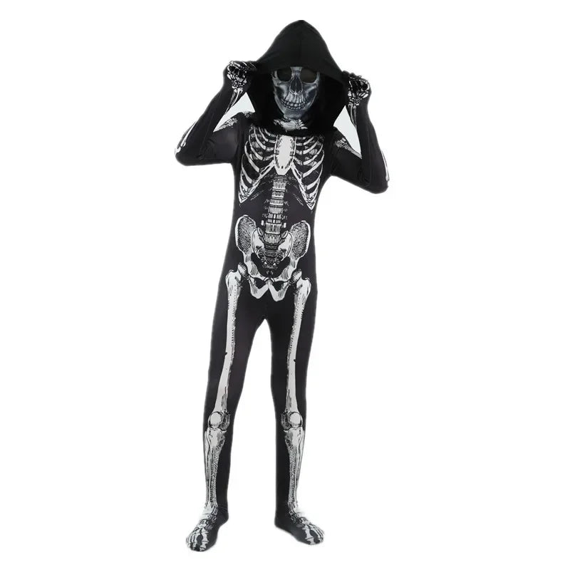 halloween kids skeleton costume