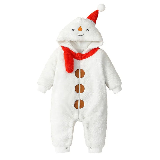 snowman baby onesie