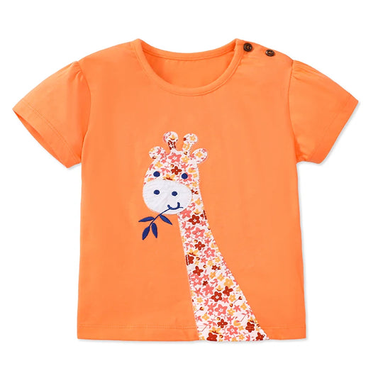 toddler girls giraffe tshirt