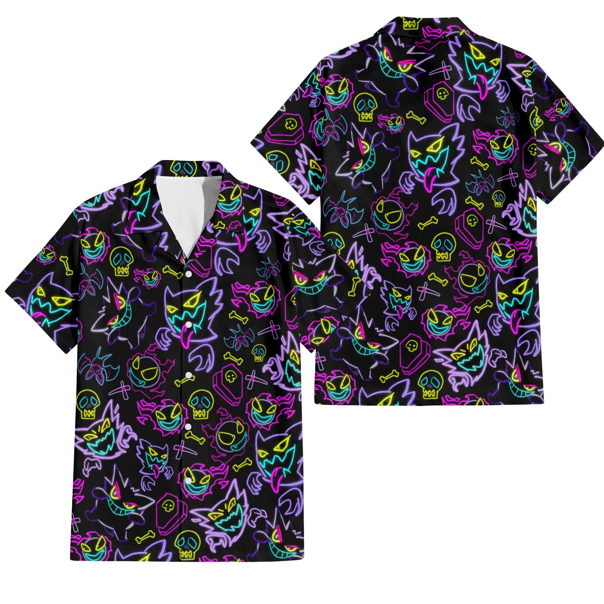 gengar pokemon hawaiian shirt