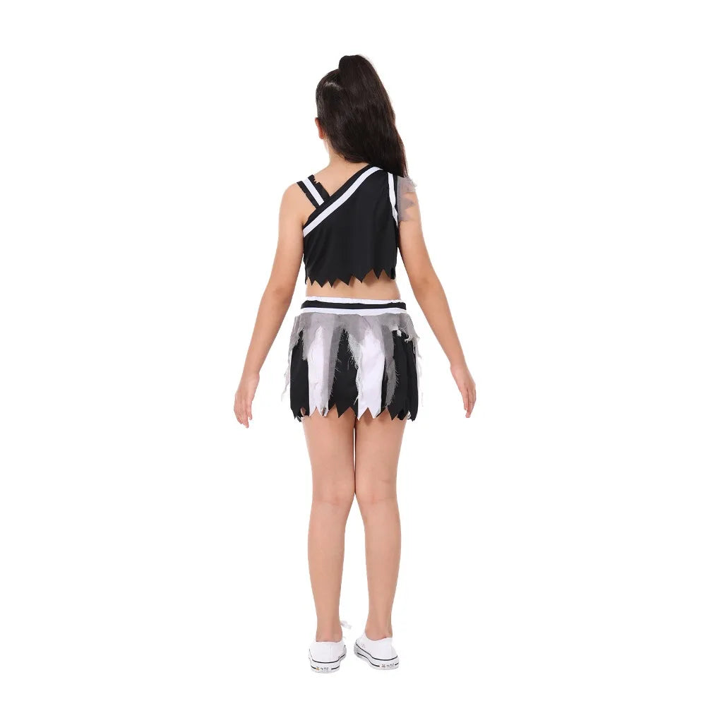 Kids Zombie Cheerleader Outfit