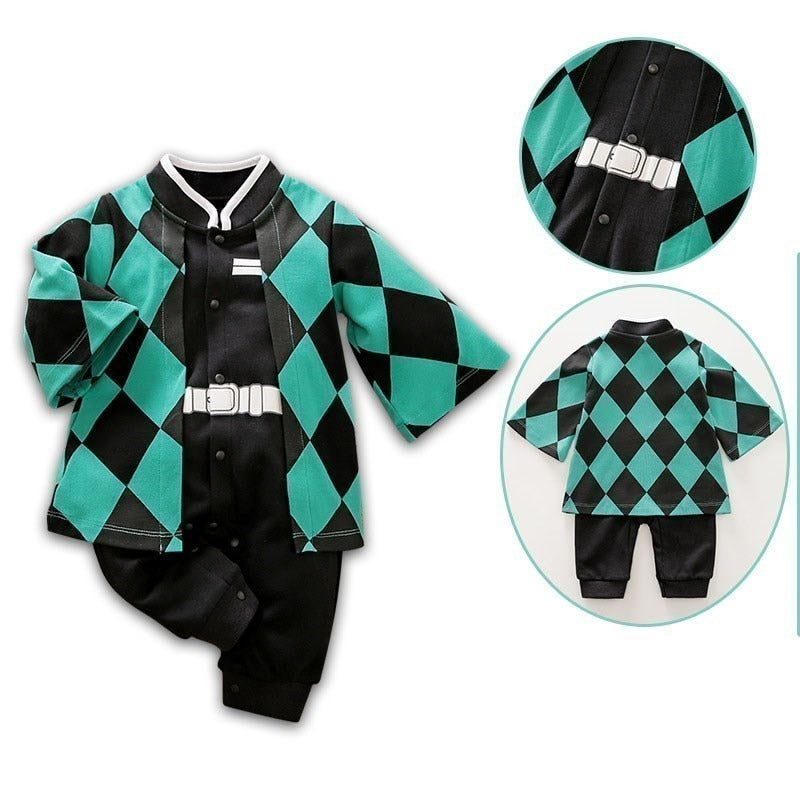 tanjiro baby onesie
