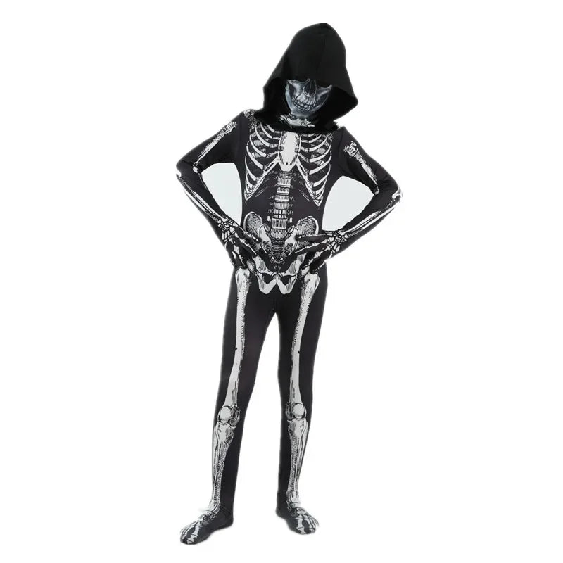 kids halloween skeleton outfit