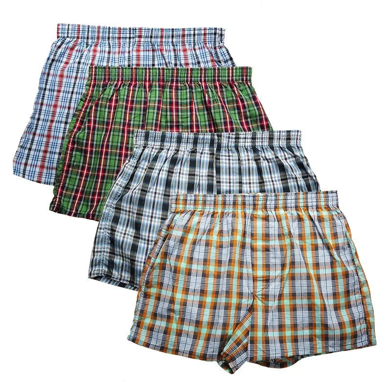 mens tartan boxers