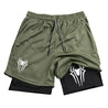 spider shorts green