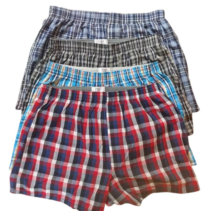 mens plaid boxers