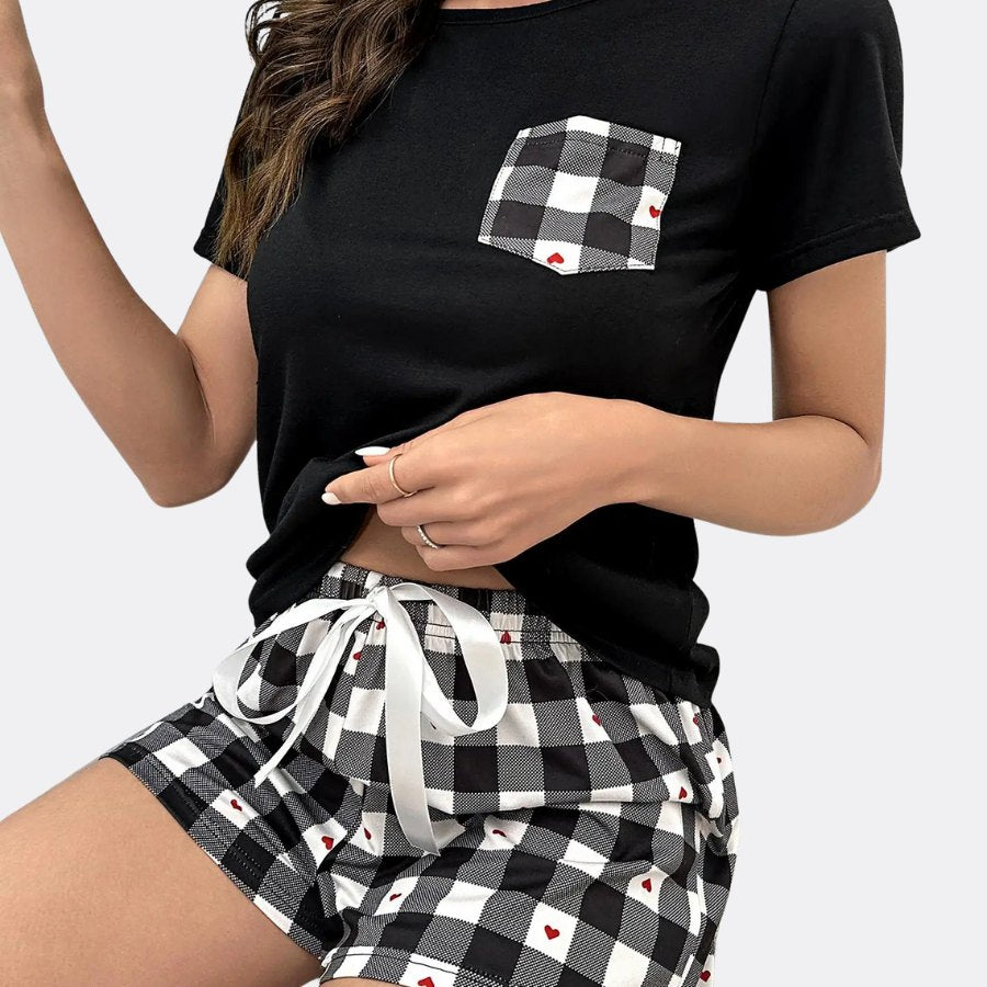 Check Heart Pajamas