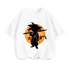 white kids goku t-shirt