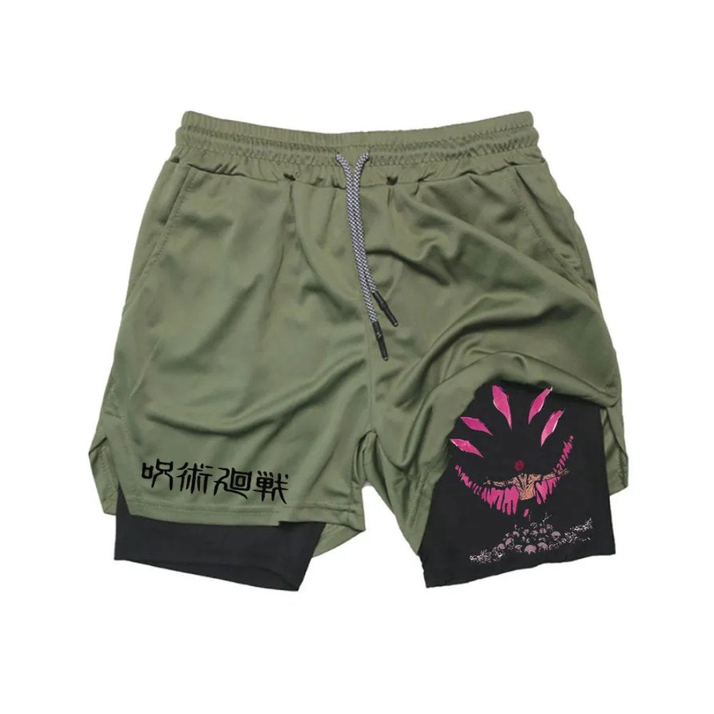 jujutsu kaisen gym shorts