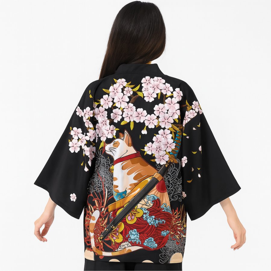 cat kimono