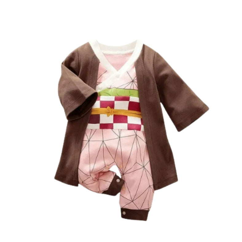 nezuko baby onesie