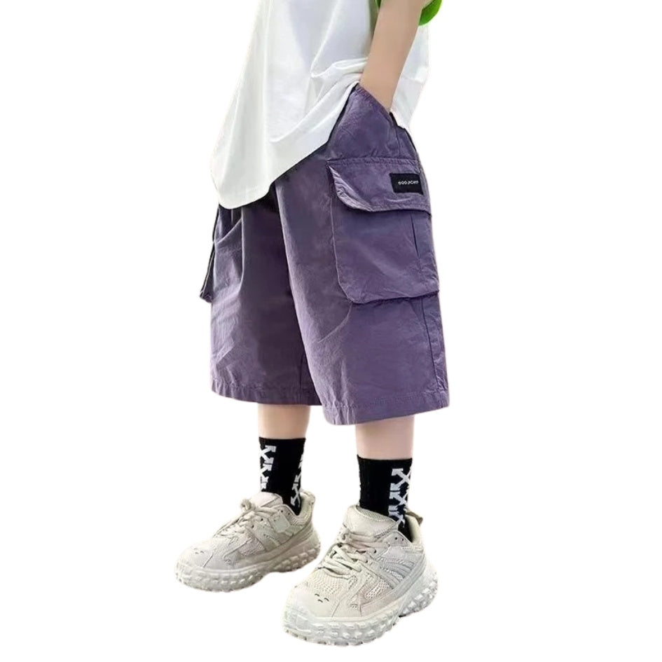 Kids Oversize Pocket Shorts