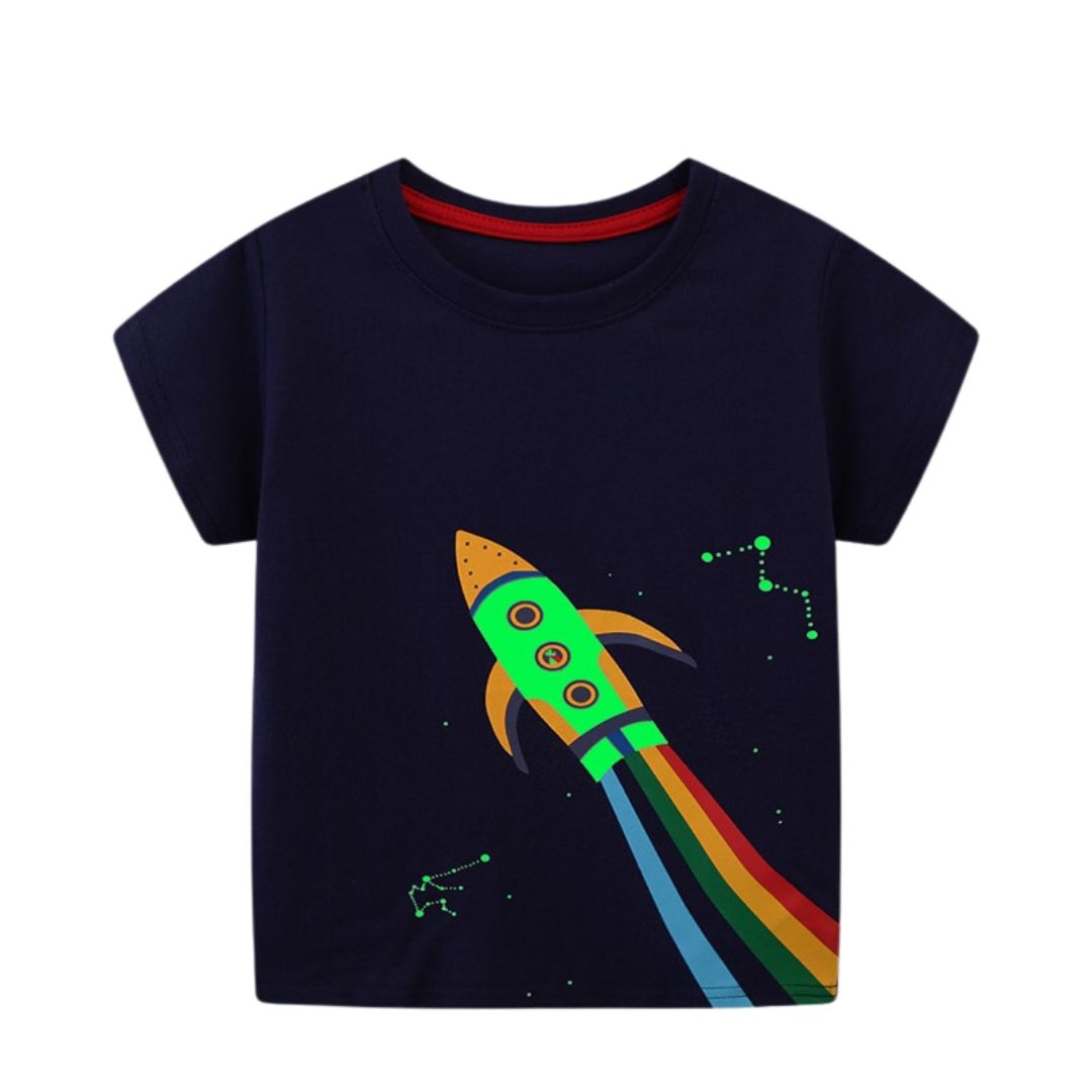 Solar Space Luminous Kids T-Shirt