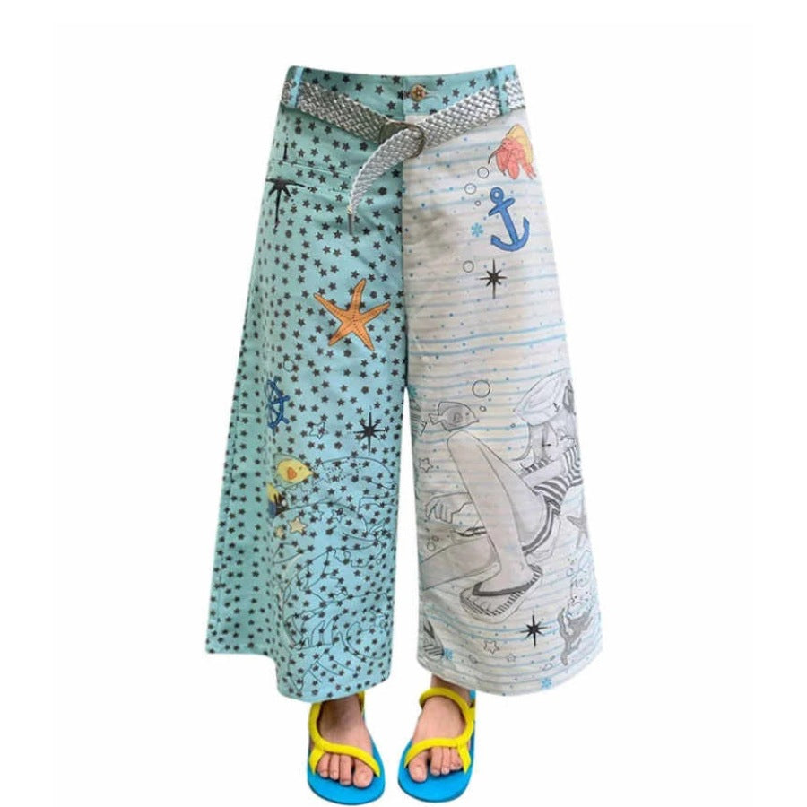 womens anime summer pants