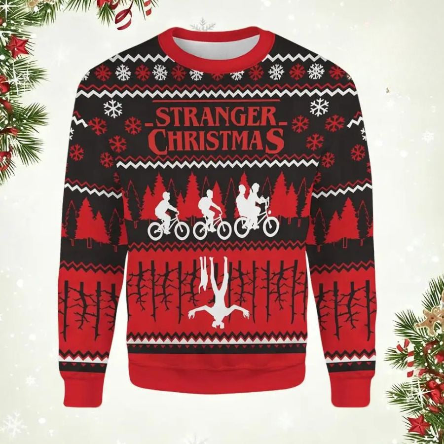 stranger things christmas sweater