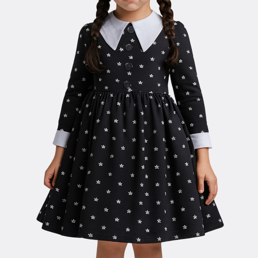 Kids Wednesday Addams Costume